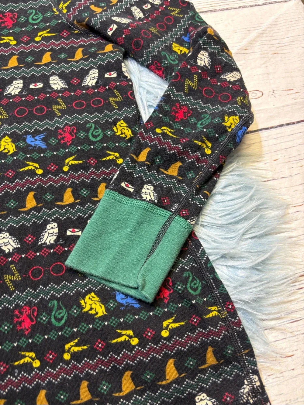 Hanna Andersson X Harry Potter Organic Cotton Graphic Long Sleeve Sleep Top